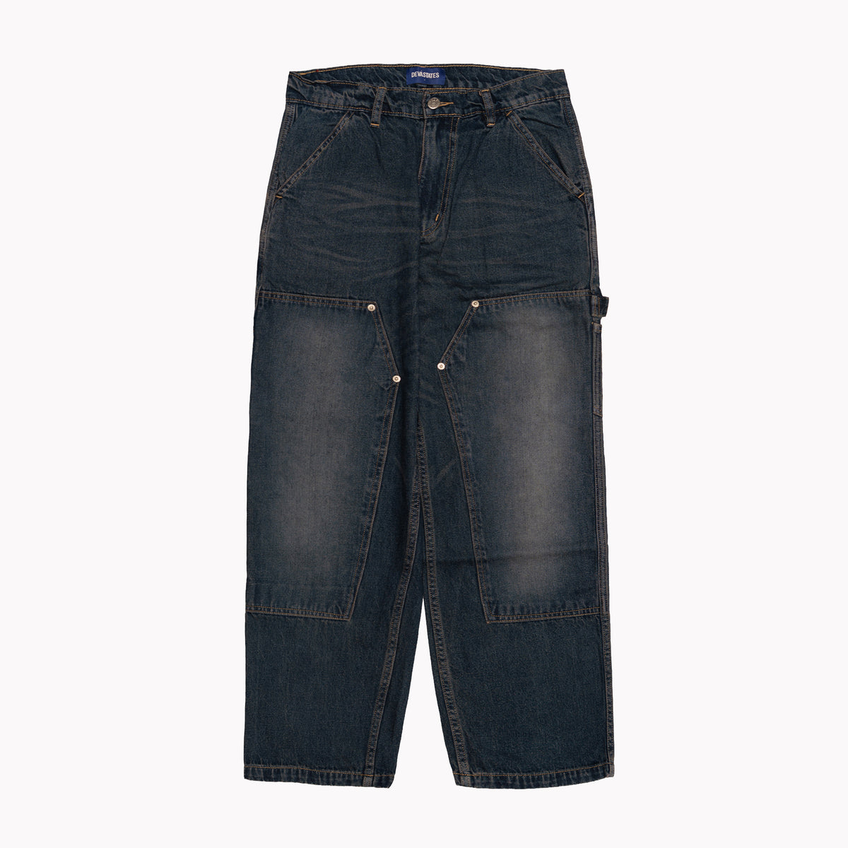 PINS Carpenter Denim Pants [Washed Blue]