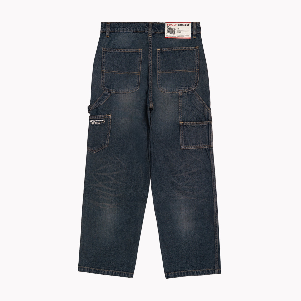 PINS Carpenter Denim Pants [Washed Blue]