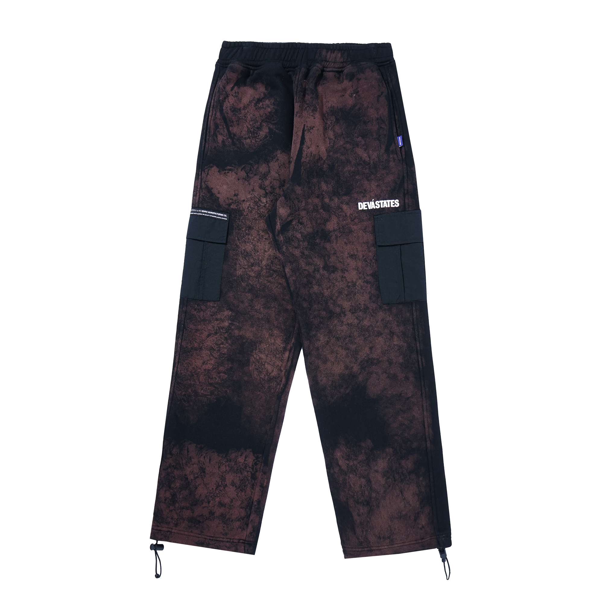 FUSE Fleece Cargo Pants [Bleached Black]