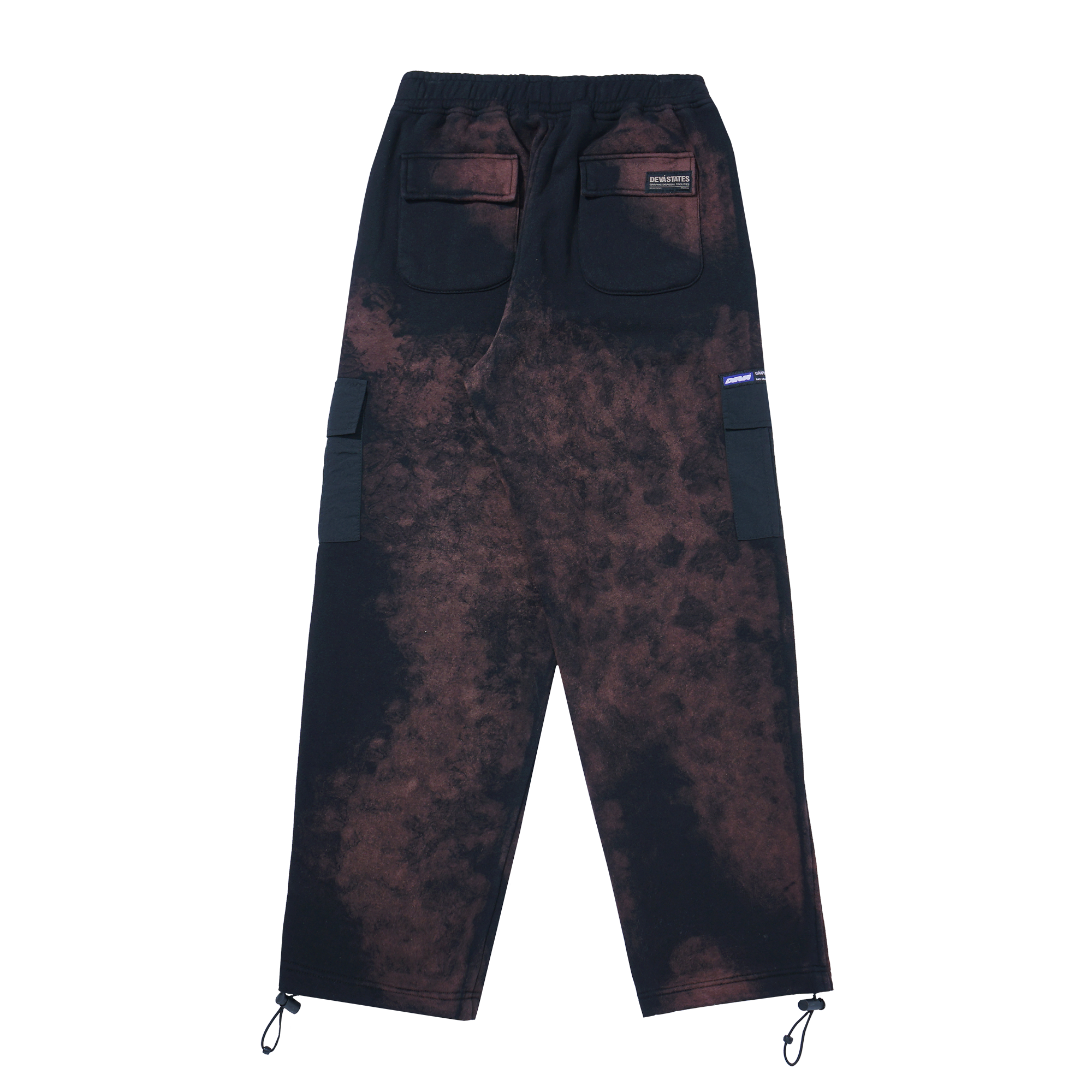 FUSE Fleece Cargo Pants [Bleached Black]