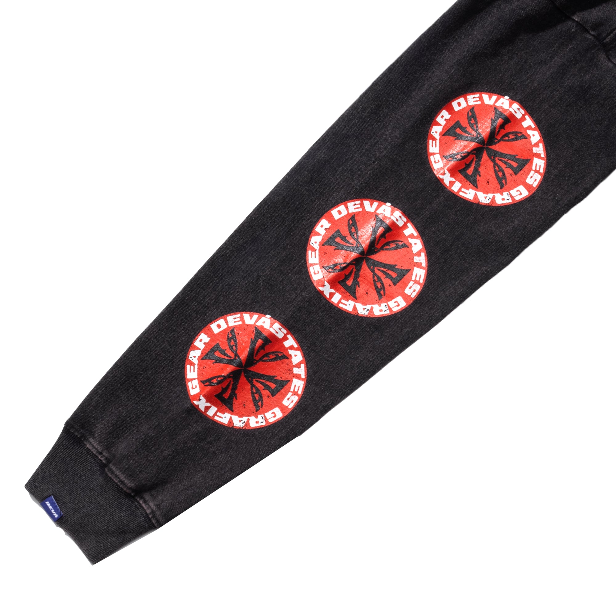 LICKS L/S GFX T-Shirt [Washed Black]