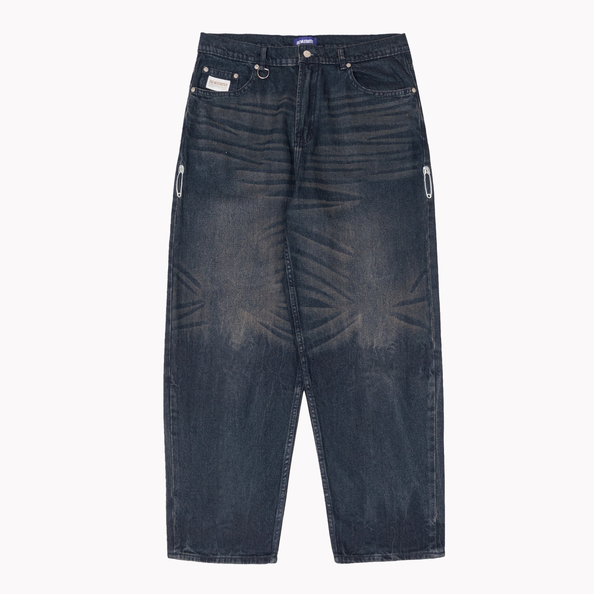 LAX Denim Pants [Washed Blue]