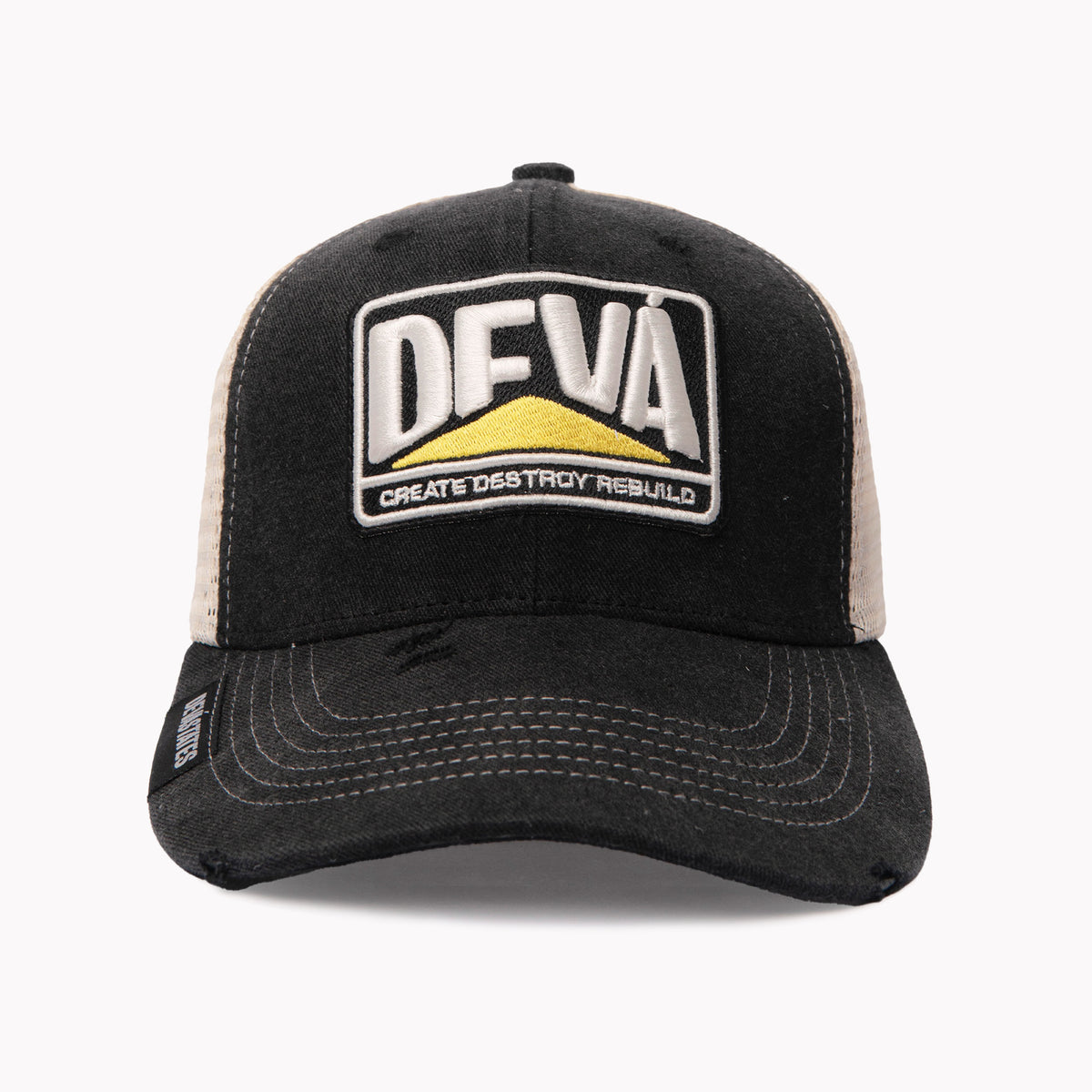 COLONY Trucker Caps [Washed Black]