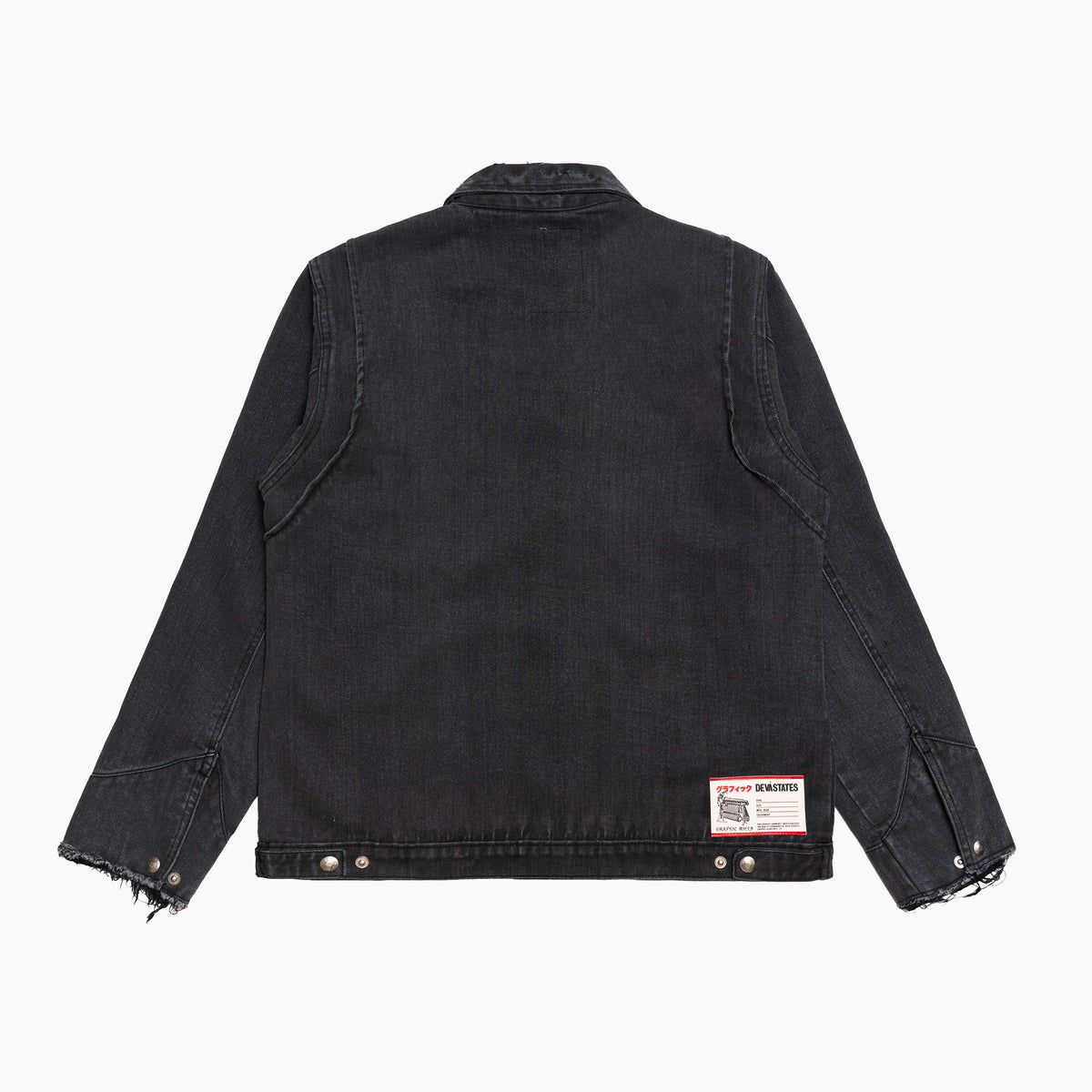 GRUNT Denim Work Jacket [Washed Black]