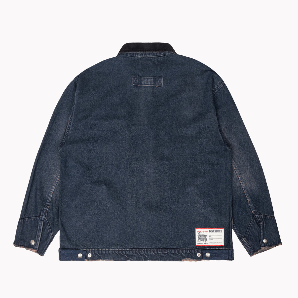 GRUNT Denim Work Jacket [Washed Blue]