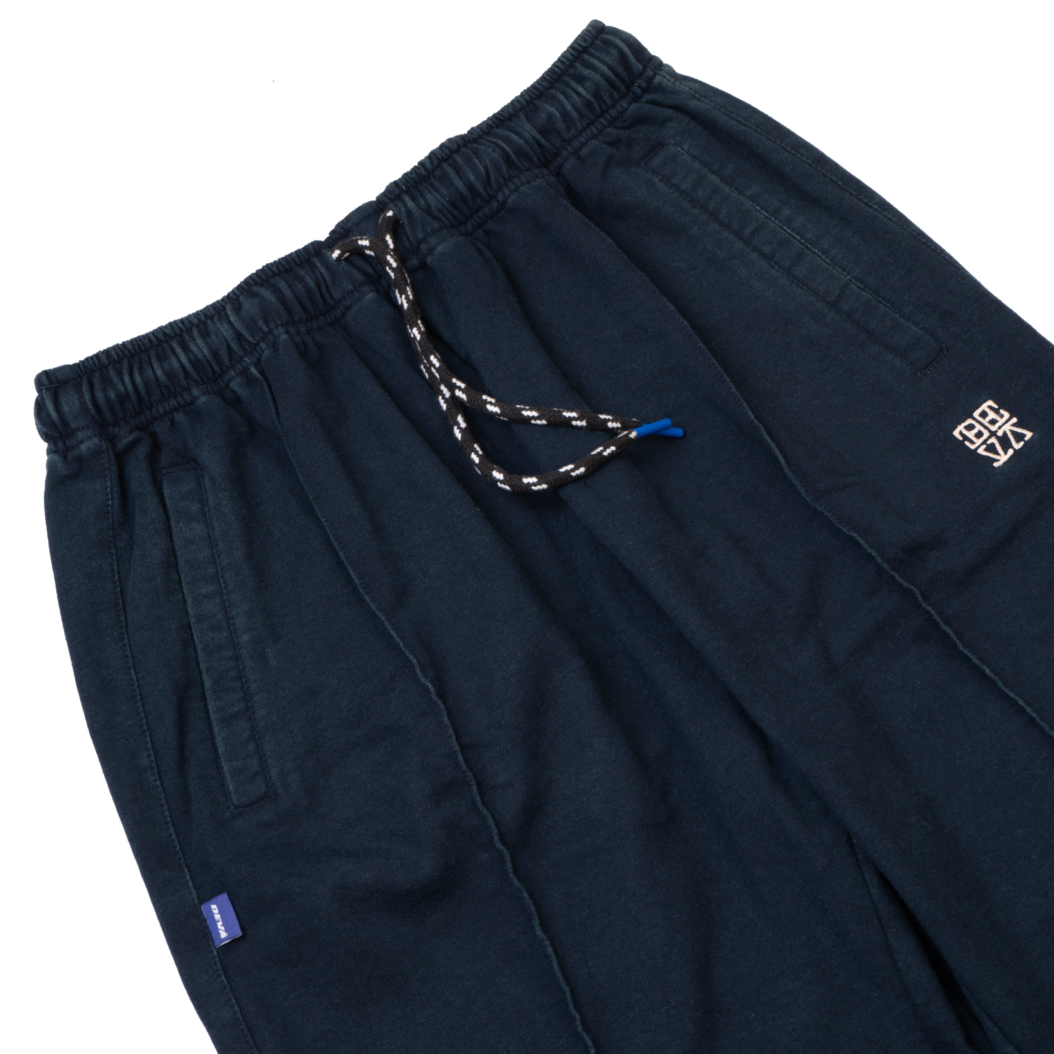 MIDTOWN Faded Terry Trackpants [Washed Blue]