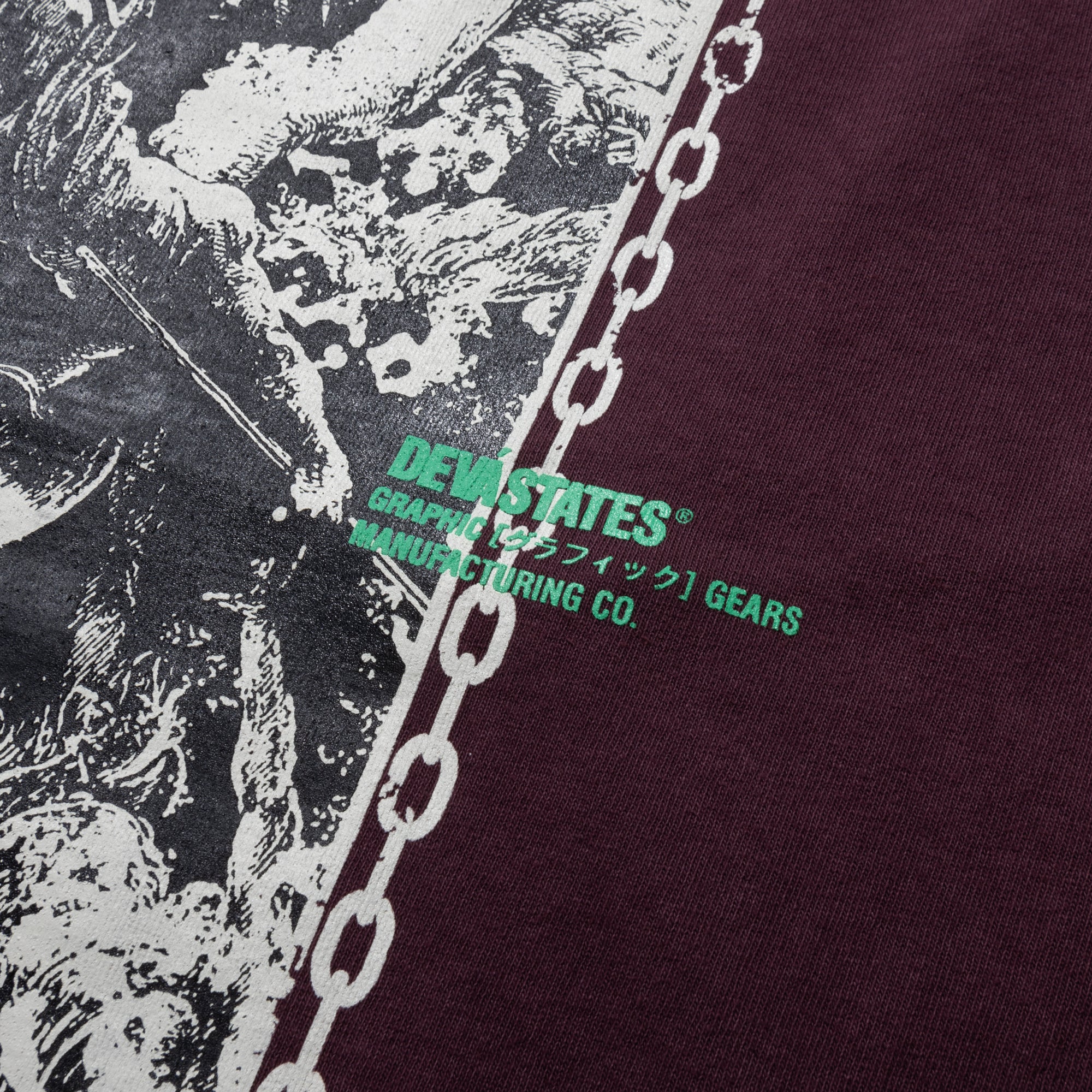 GUERRE L/S GFX T-Shirt [Burgundy]