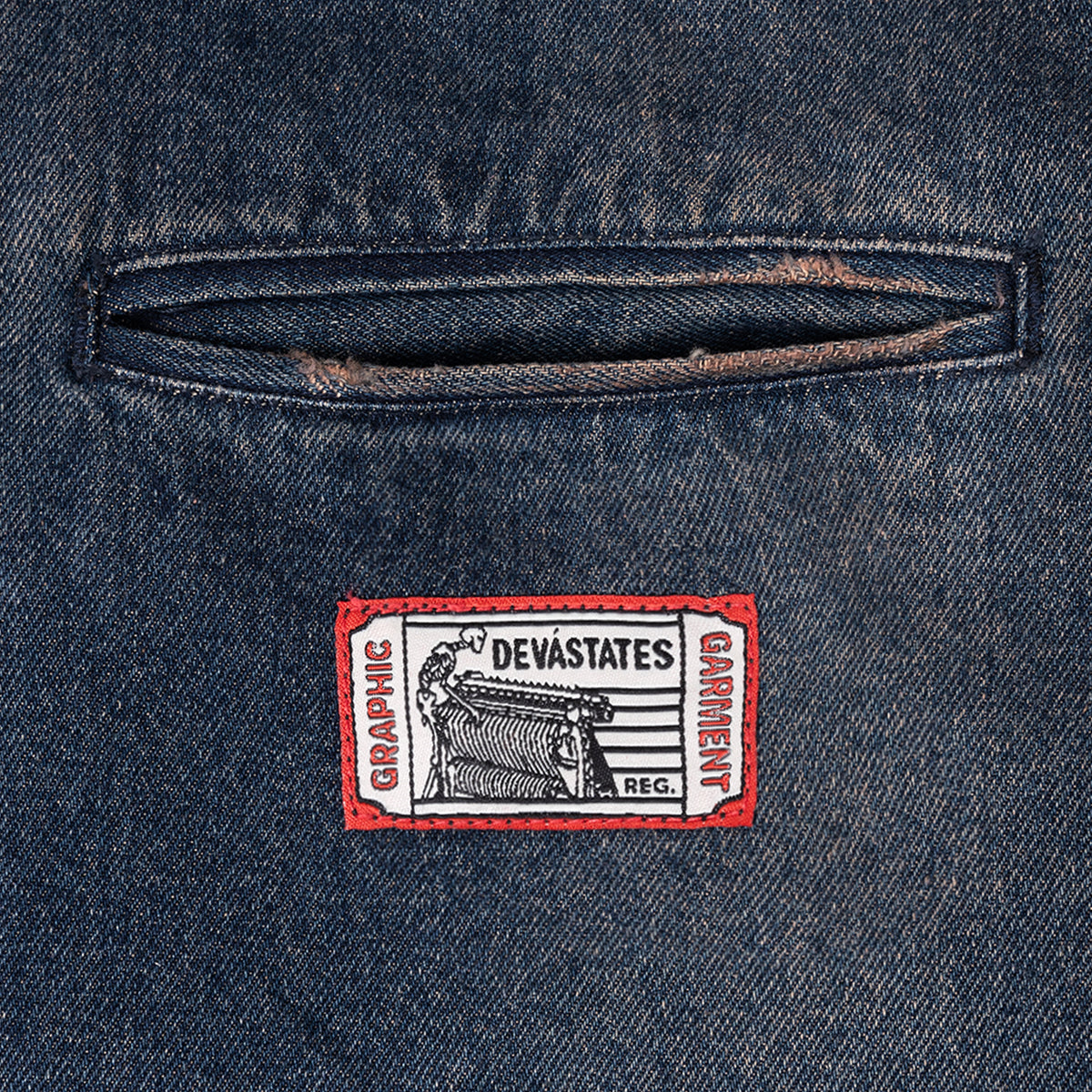 GRUNT Denim Work Jacket [Washed Blue]