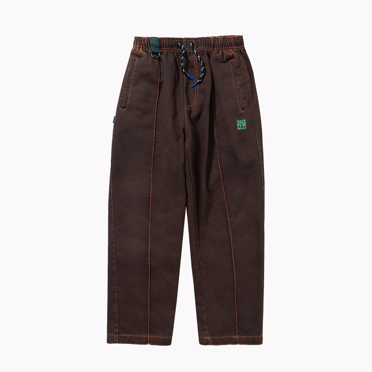 MIDTOWN Pleated Easy Pants [Brown]