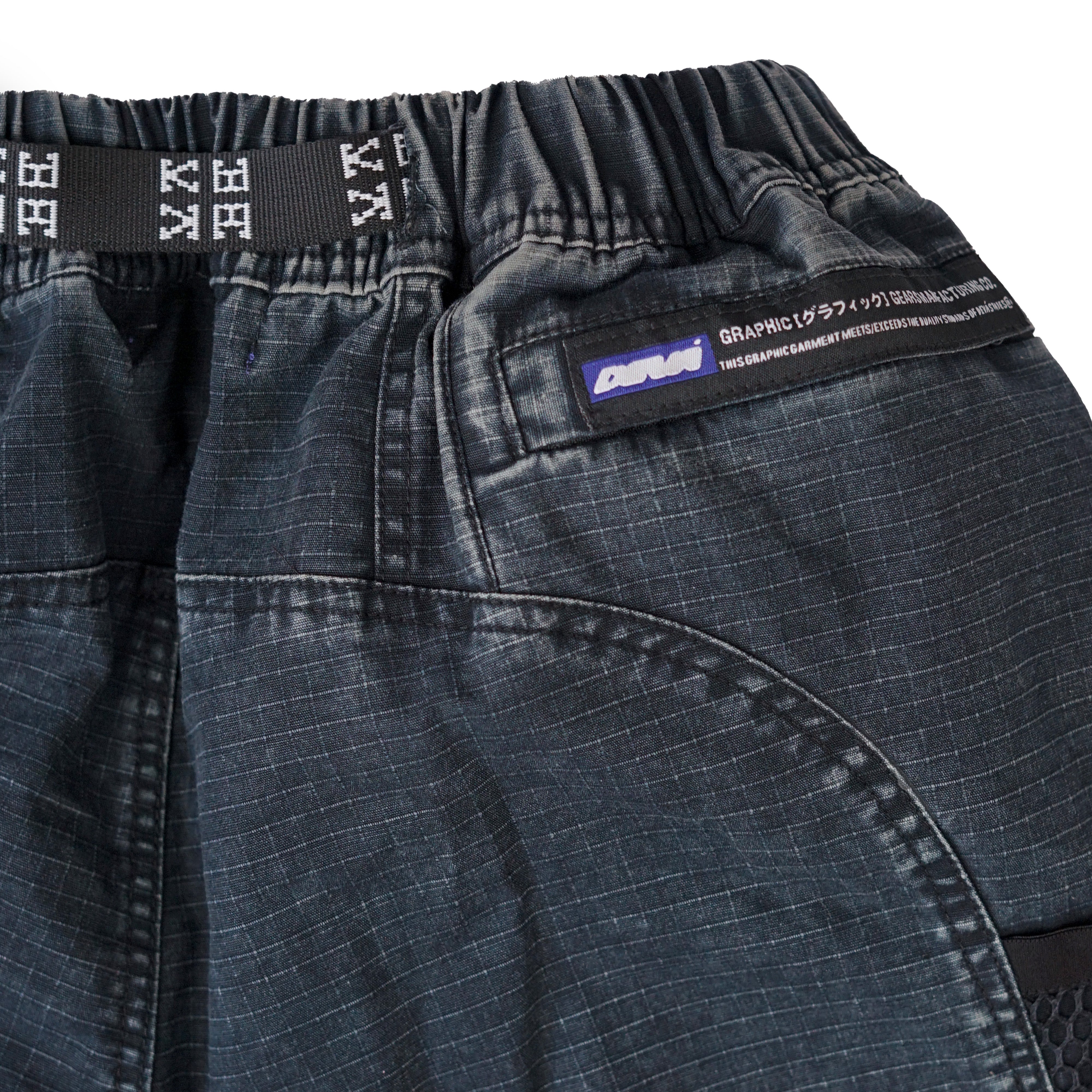 HIKE Cargo Shorts [Washed Black]