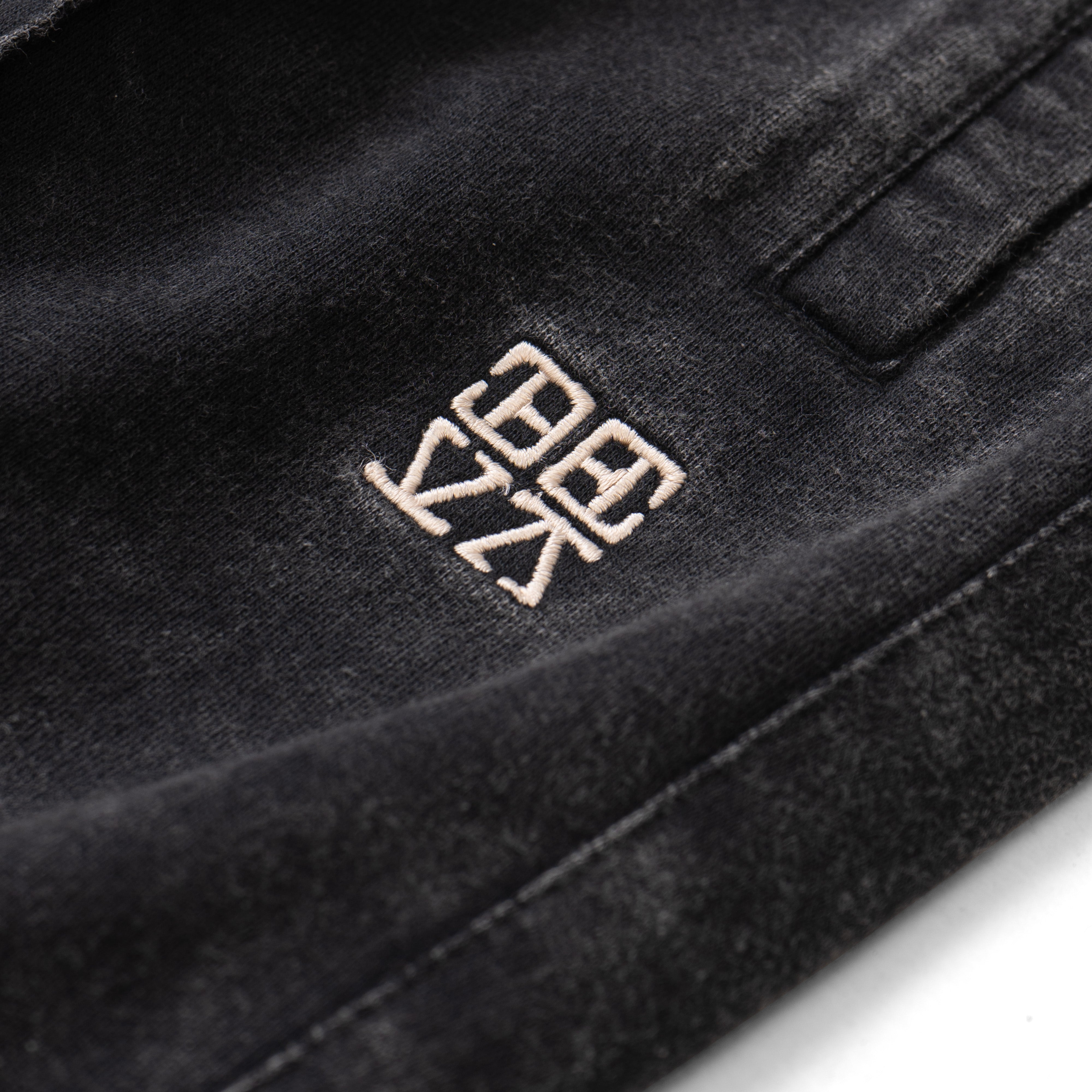 MIDTOWN Faded Terry Trackpants [Washed Black]