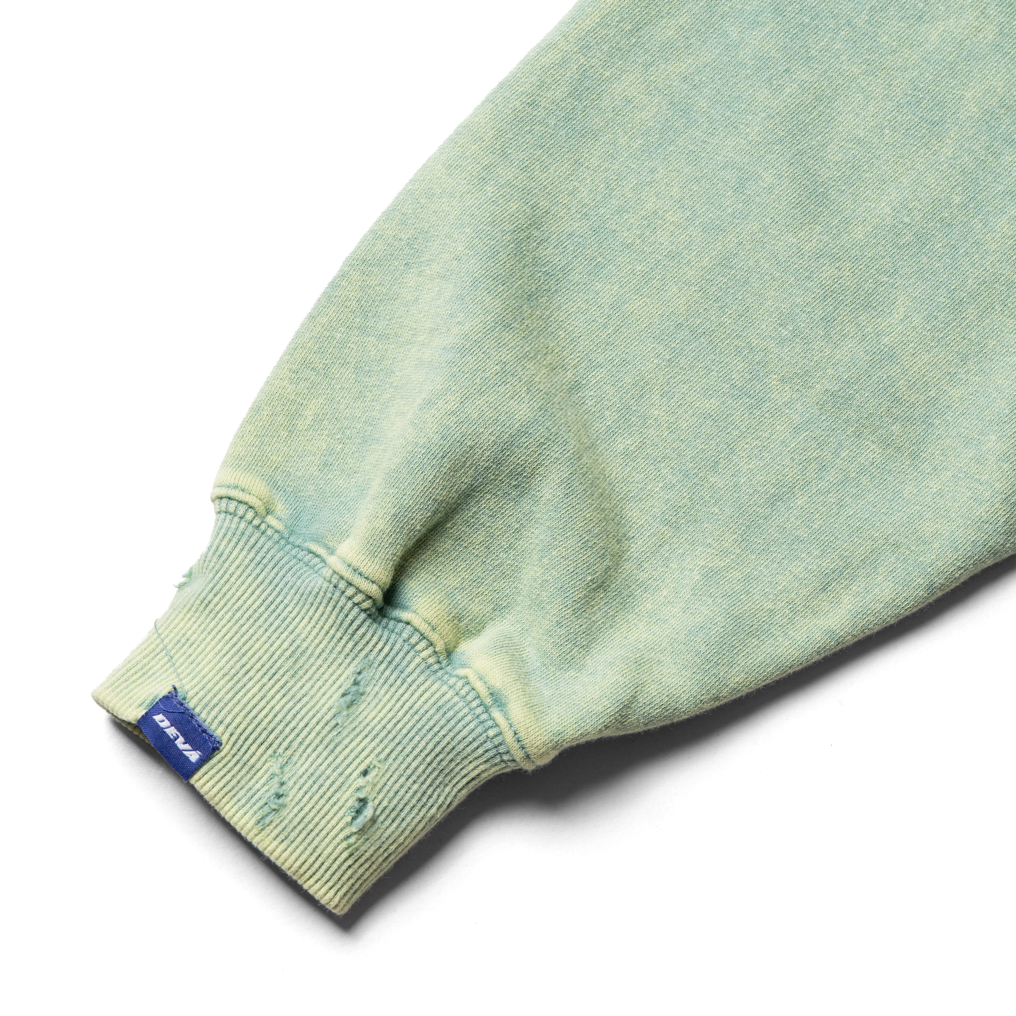 PERMANENT Distressed Hoodie [Washed Green]