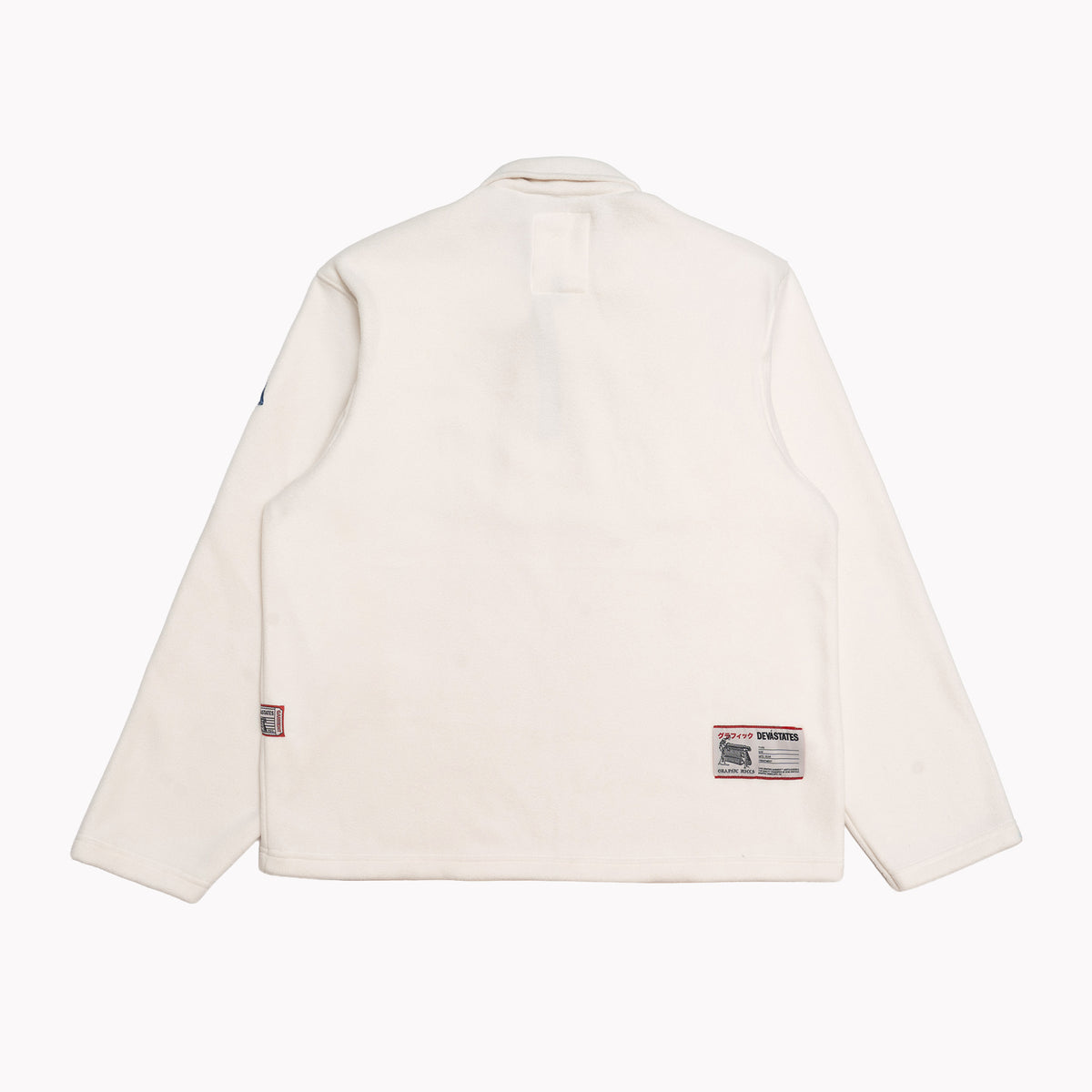 GLIDER Half-Zip Fleece Jacket [White]