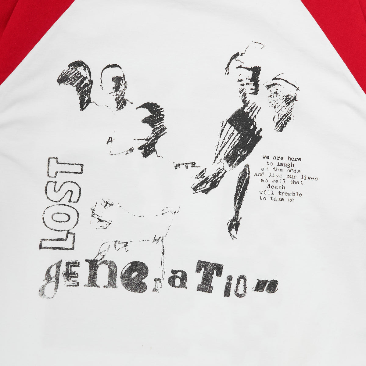 LOST L/S Layered T-Shirt [Red/White]