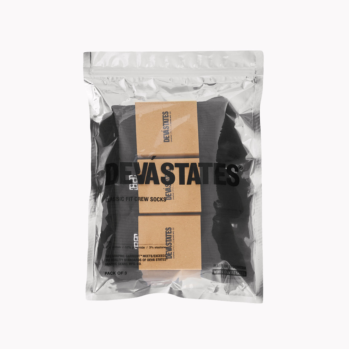 AW'26 Crew Socks [Black]
