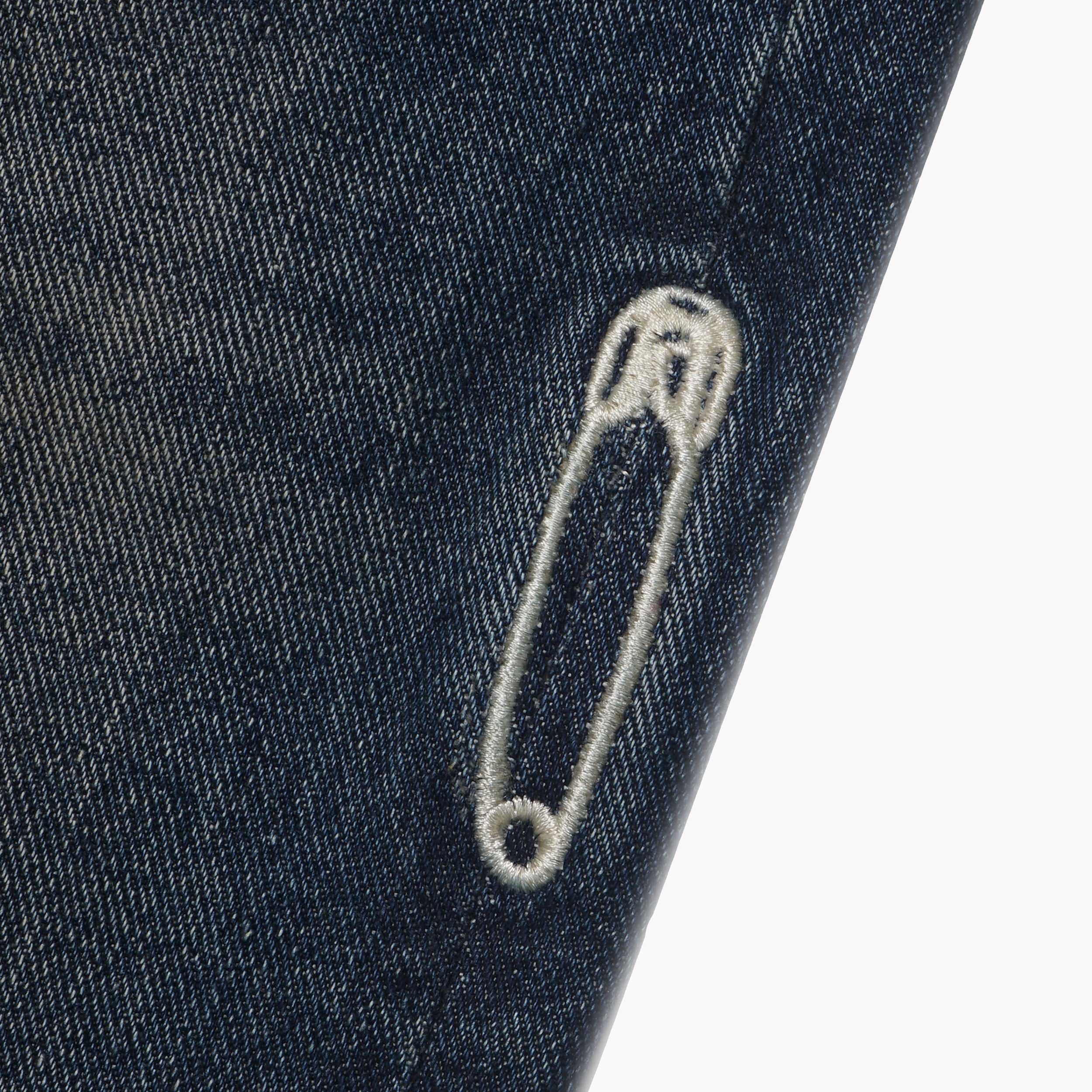 GRIT Dirty Wash Denim Pants [Washed Blue]