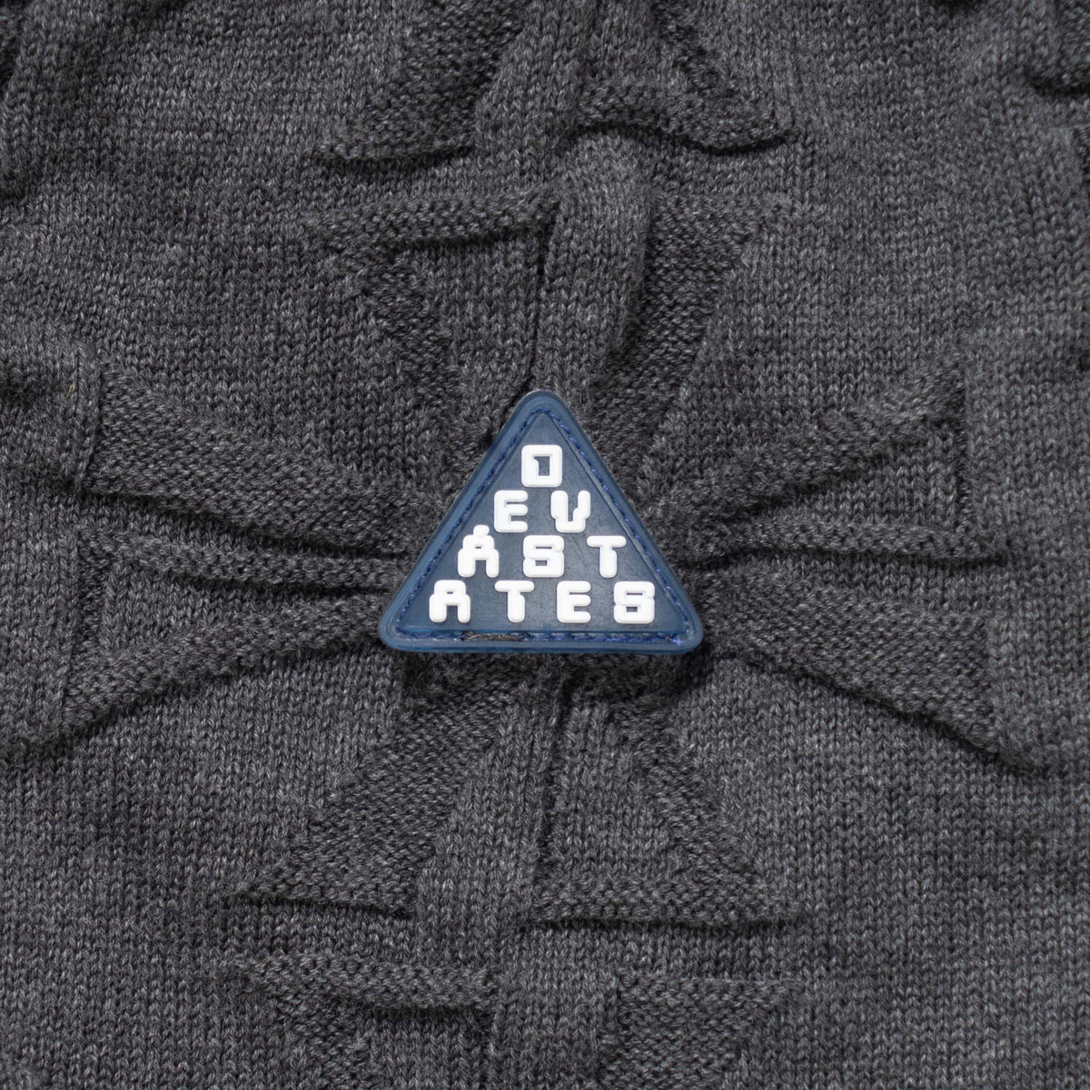 CROSS 3D Knitted Sweater [Grey]
