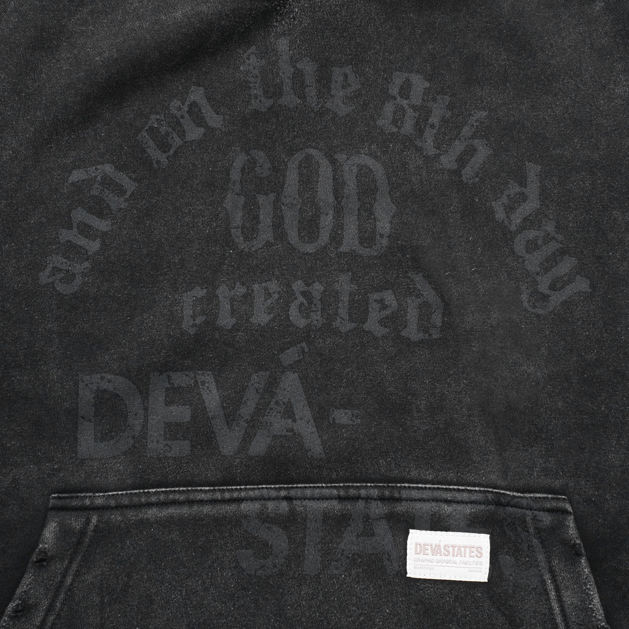 GENESIS Hoodie [Washed Black]