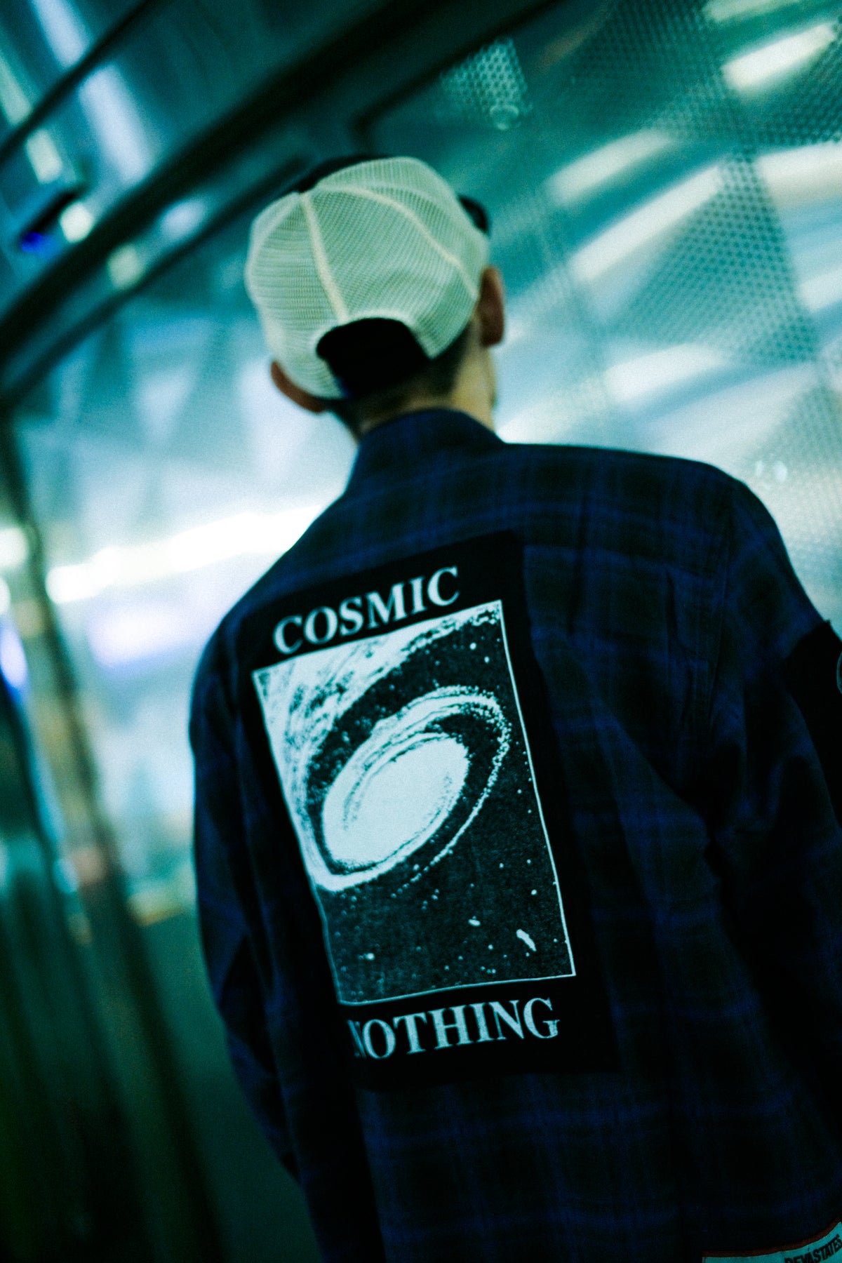 ABYSS L/S Plaid Shirt [Blue]