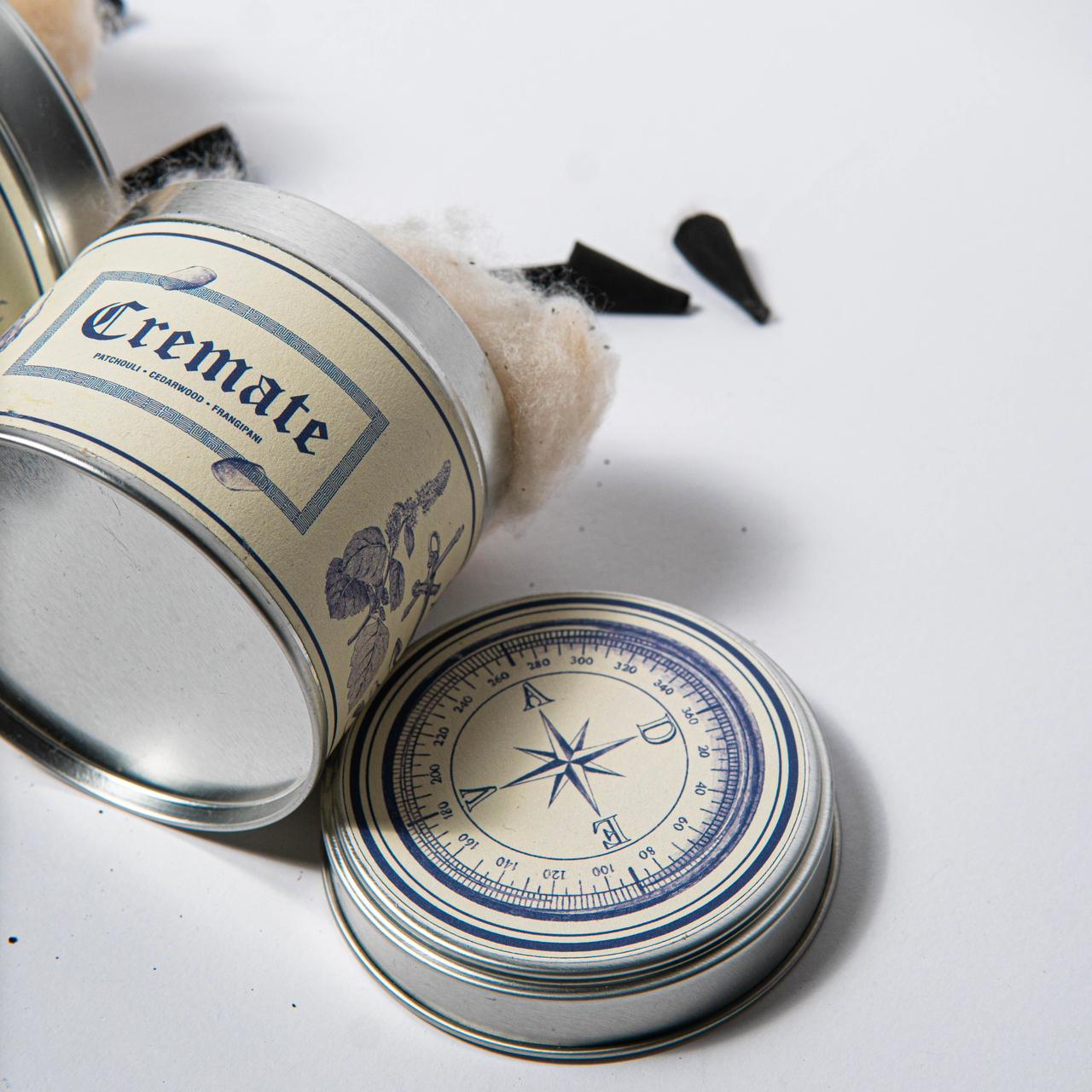 DEVÁ STATES / CREMATE INCENSE TIN - 30 PCS